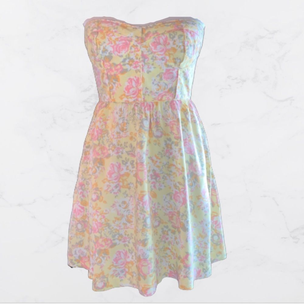 Kirra Strapless Floral Sundress Sz Small